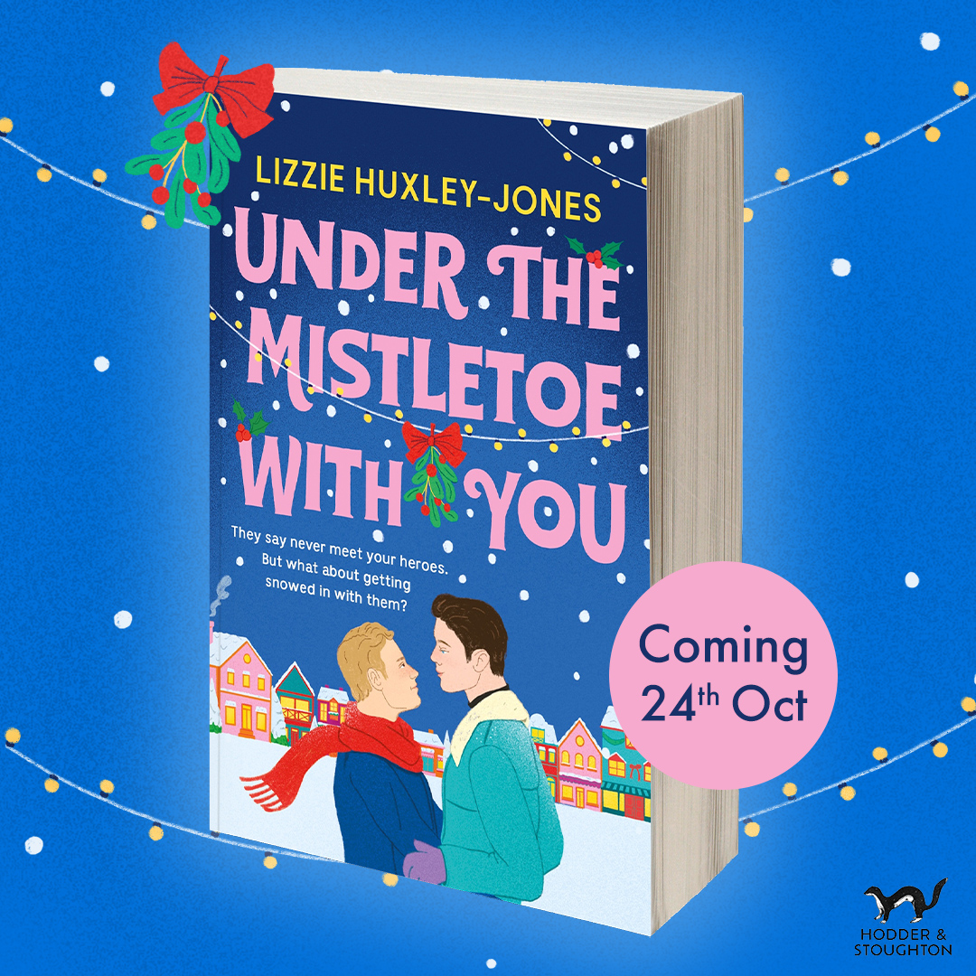 Tadaa! I am so excited to finally announce my next queer Christmas novel, Under the Mistletoe With You! They say never meet your heroes, but what about getting snowed in with them? It’s out October 24th!

And yes, that's Christopher Calloway. He's back.