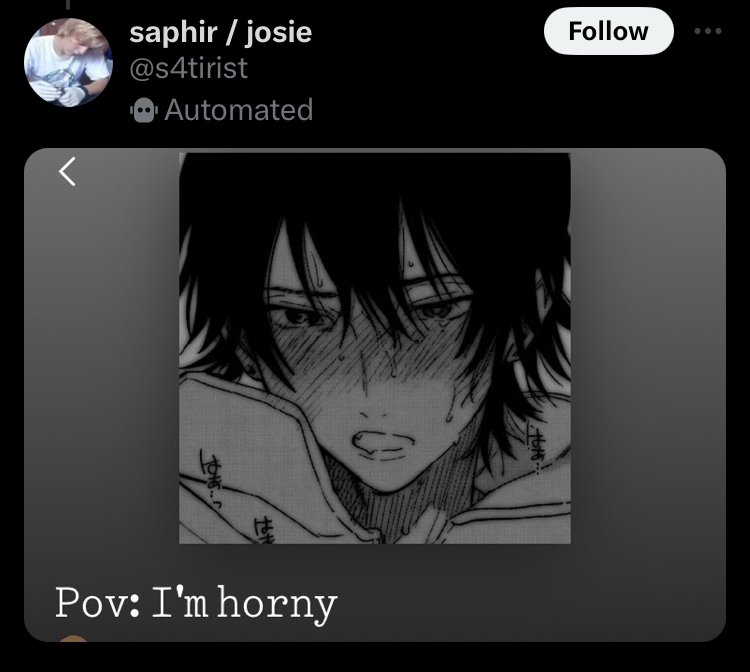 CrazyAssHypmic's tweet photo. // semi-nsfw / suggestive
[Submission by Anonymous]
A certain twitter thread of interesting spotify playlist having a  familiar face for one of them... https://t.co/Ksq4l0h44f