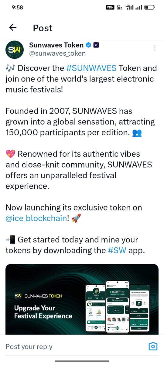 Qafqaz Ahmed (@qafqazahmed) on Twitter photo ✅ Verifying my account on <a href="/sunwaves_token/">SUNWAVES Token</a> with the nickname: "qafqaz".
👉 Bringing festivals to the next level on the #ION ecosystem with <a href="/ice_blockchain/">Ice Open Network</a>.
#SUNWAVES $SW $ICE ✅ Verifying my account on <a href="/sunwaves_token/">SUNWAVES Token</a> with the nickname: "qafqaz".
👉 Bringing festivals to the next level on the #ION ecosystem with <a href="/ice_blockchain/">Ice Open Network</a>.
#SUNWAVES $SW $ICE
