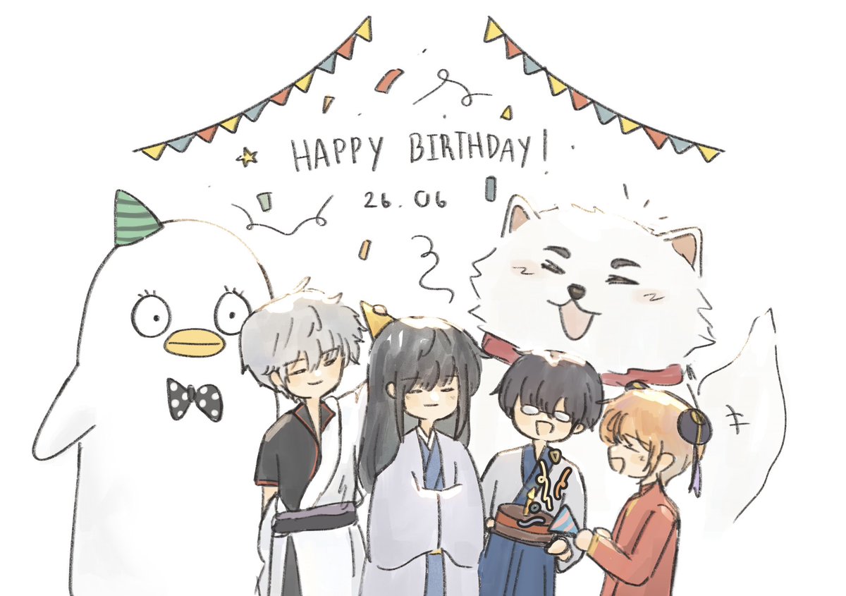 ヅラぁ〜お誕生日おめでとう！！🥳🎉🎊
#桂小太郎誕生祭2024 
#桂小太郎生誕祭2024