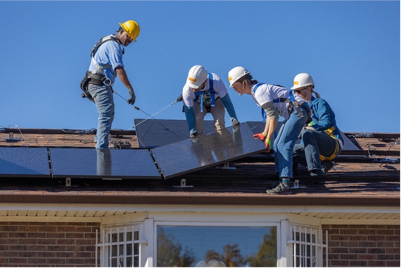 NREL's tweet image. How can automated #solar #permitting speed up a residential solar project by 14 days? Get all the details in our June 26 webinar: bit.ly/4bUSzD5