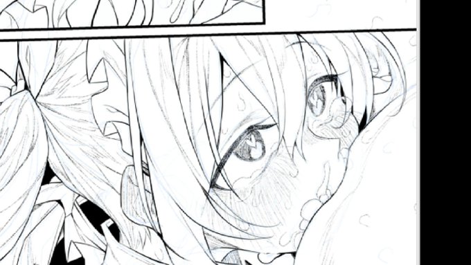 線画進捗 #今日のライブ進捗 #オリジナル 