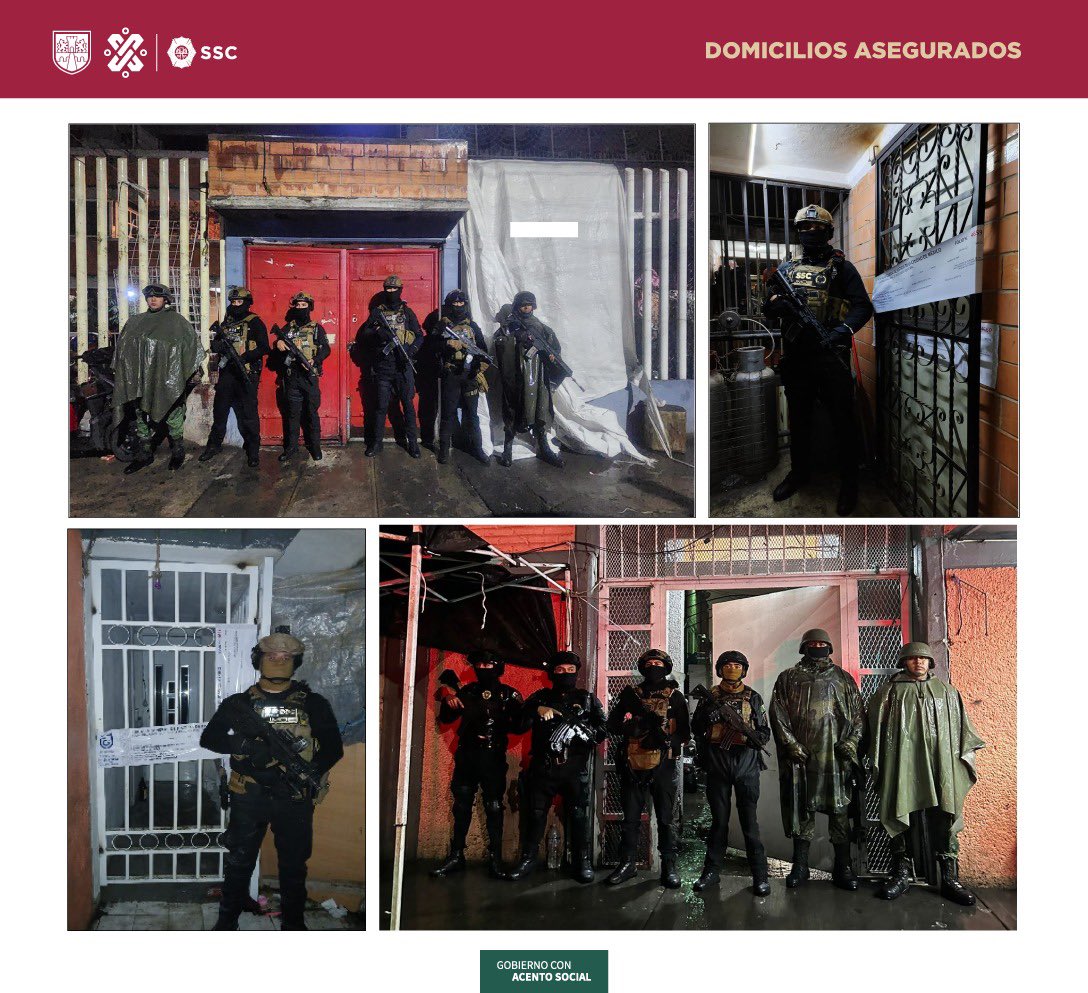 Resultado de trabajos de investigación e inteligencia y en atención a diversas denuncias por la comisión de delitos en la colonia #Morelos, <a href="/A_VCarranza/">Alcaldía Venustiano Carranza</a>, compañeros de <a href="/SSC_CDMX/">SSC CDMX</a> ejecutaron dos órdenes de cateo, detuvieron a cuatro personas y aseguraron más de 600 dosis de