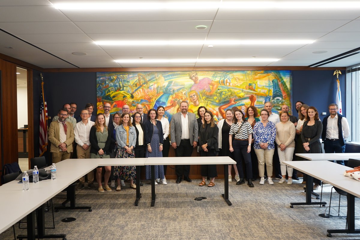 Honored to welcome the <a href="/IHEE_Institut/">IHEE - Institut des Hautes Études de l'Entreprise</a>  IHEE - Institut des Hautes Études de l'Entreprise to Chicago and host a discussion at the CFL's John Fitzpatrick Labor Center!