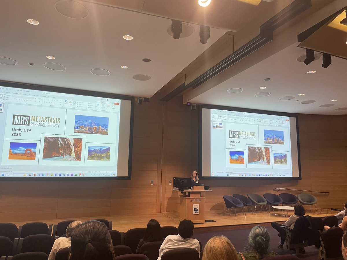#MRS2024 Thanks to <a href="/eriksahailab/">eriksahailab</a> and organizers for a fantastic meeting! It was great to see all the extensive efforts being made in the #metastasis field. And congratulations @AlanaWelm for taking over the presidency. <a href="/MetastasisRS/">Metastasis Research Society</a>