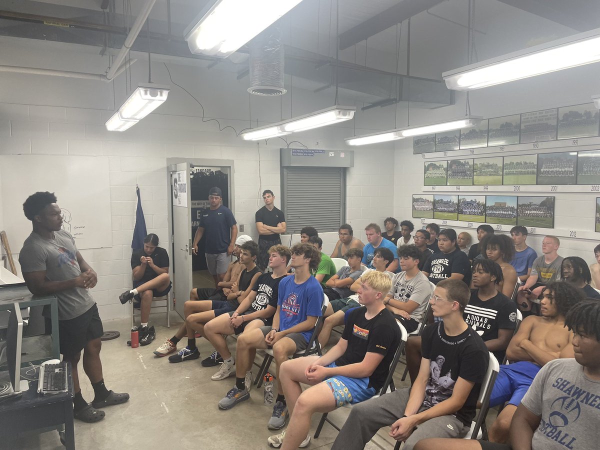 Coach Blitch (@coachblitch) on Twitter photo Shoutout and thanks to <a href="/issacbtw/">Issac Covingtonยน</a> for coming by <a href="/THEShawneeFB/">THE Shawnee Football</a> today and talking to our team about the hard work necessary on the field and in the classroom for longterm success! ๐บ Shoutout and thanks to <a href="/issacbtw/">Issac Covingtonยน</a> for coming by <a href="/THEShawneeFB/">THE Shawnee Football</a> today and talking to our team about the hard work necessary on the field and in the classroom for longterm success! ๐บ