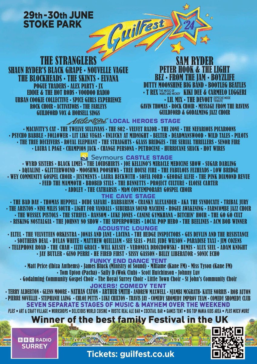 Hope everyone is enjoying todays’ scorching weather 🥵 - looks like it is set to continue into the weekend - perfect festival weather so why not come along to #Guilfest in #Guildford - we are playing Saturday 29th June 5pm on the Cave Stage ✌🏻#ska #reggae