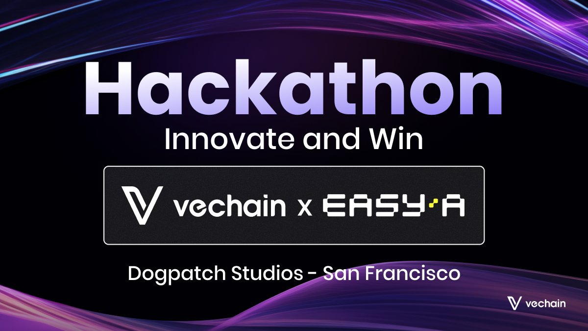 Ready to innovate and win big? 

Join the VeChain x @EasyA_app x <a href="/BCG/">Boston Consulting Group</a> Bay Area Hackathon on June 29, build your X-2-Earn dApps, and earn top prizes! 

Do you have what it takes? 🚀 Secure your spot: eventbrite.co.uk/e/vechain-x-bc…