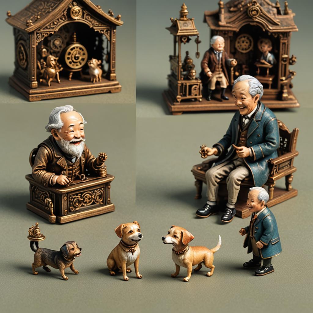 PhoebeBookClub's tweet photo. 🌌One of the most compelling aspects of "The Clockmaker" is its exploration of the relationship between creator and creation⏰🔧#PhoebeBookClub #AIAudioBook #AudioBook #Fiction #Deism #Philosophy #Clockwork #Miniatures #AIArt #AIArtCommunity #Cuckoo #Clock https://t.co/Bnbf4JW0pP https://t.co/PCx5izVlrG