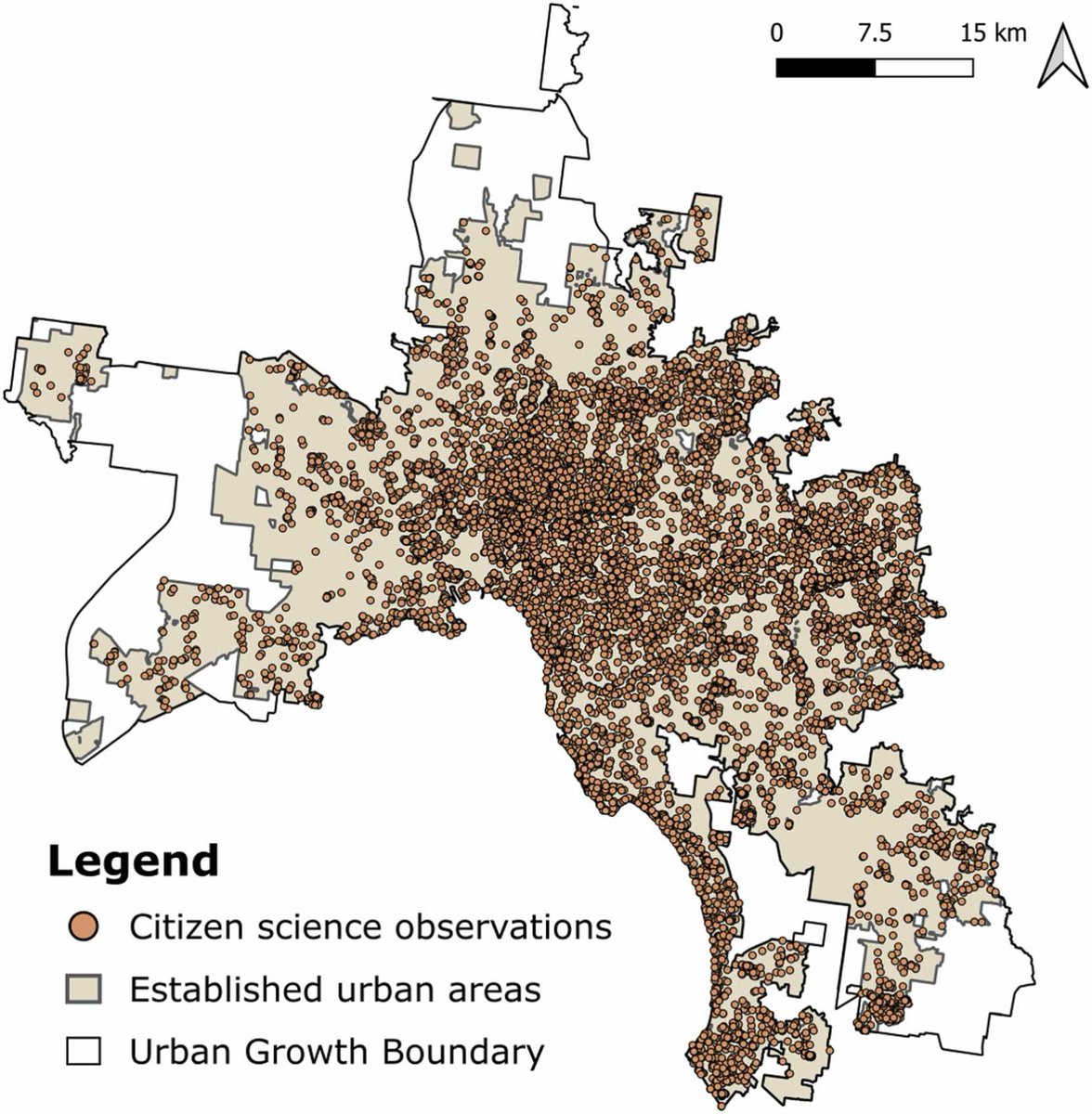 HollyKirk's tweet image. 📢 OA #urbanNature research by @HughStanford1 hot off the press!

With @HurleyJoe @GeorgiaGarrard
we use #citsci data to explore where people are connecting with nature in informal green spaces across Melbourne - it&apos;s surprisingly often! Read more here:
doi.org/10.1016/j.ufug…