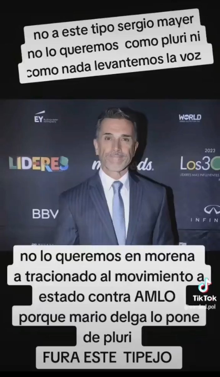 ¡¡ FUERA SERGIO MAYER DE MORENA !!

¿¿ USTEDES ESTÁS DE ACUERDO RT MASIVO ??