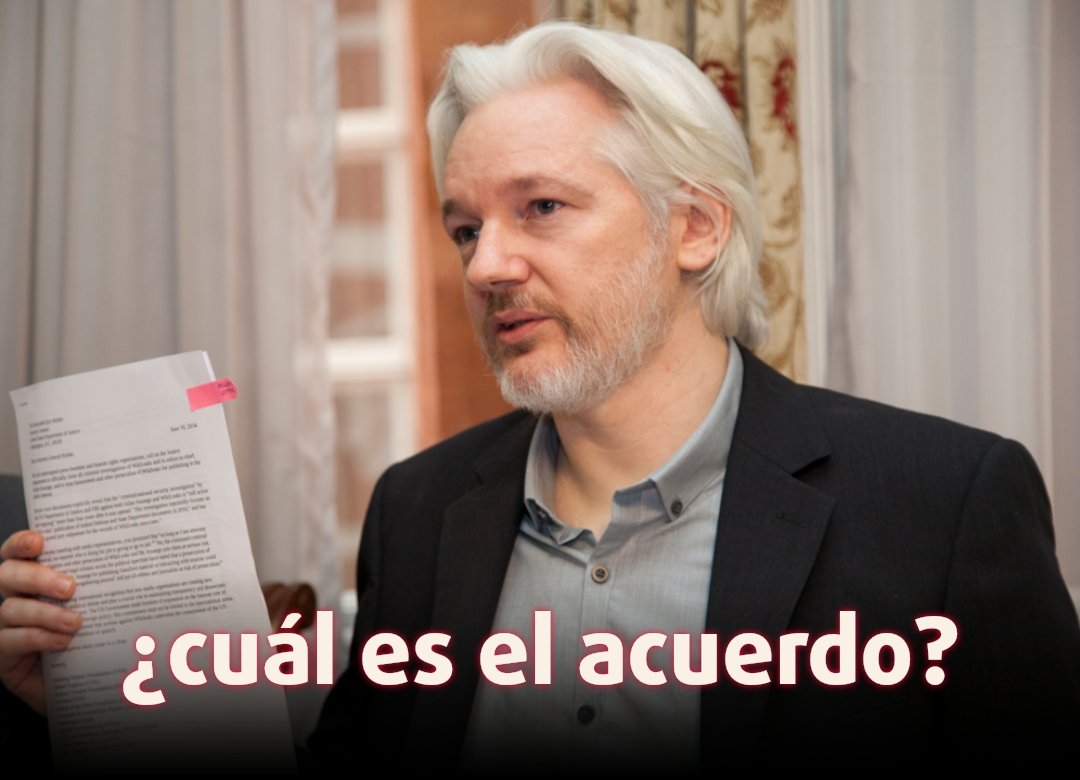 ¿Cuáles son los términos del ACUERDO PARA LA LIBERACIÓN de Julian Assange? ⚖️

Julian Assange llegó a un acuerdo con las autoridades estadounidenses que le permitirá declararse culpable de violar la Ley de Espionaje.

Los fiscales estadounidenses originalmente querían juzgar a