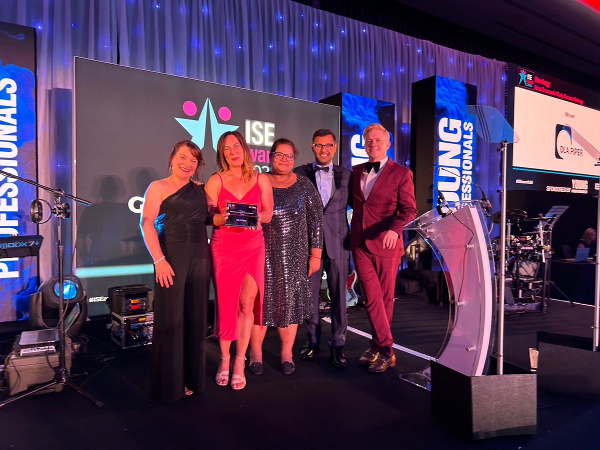 ISE (@ioseorg) on Twitter photo Congratulations to <a href="/DLA_Piper/">DLA Piper</a> for winning the Most Successful Early Careers Strategy award at the #ISEawards24  
This award was sponsored by <a href="/youngprouk/">Young Professionals</a> #ISErec24 Congratulations to <a href="/DLA_Piper/">DLA Piper</a> for winning the Most Successful Early Careers Strategy award at the #ISEawards24  
This award was sponsored by <a href="/youngprouk/">Young Professionals</a> #ISErec24
