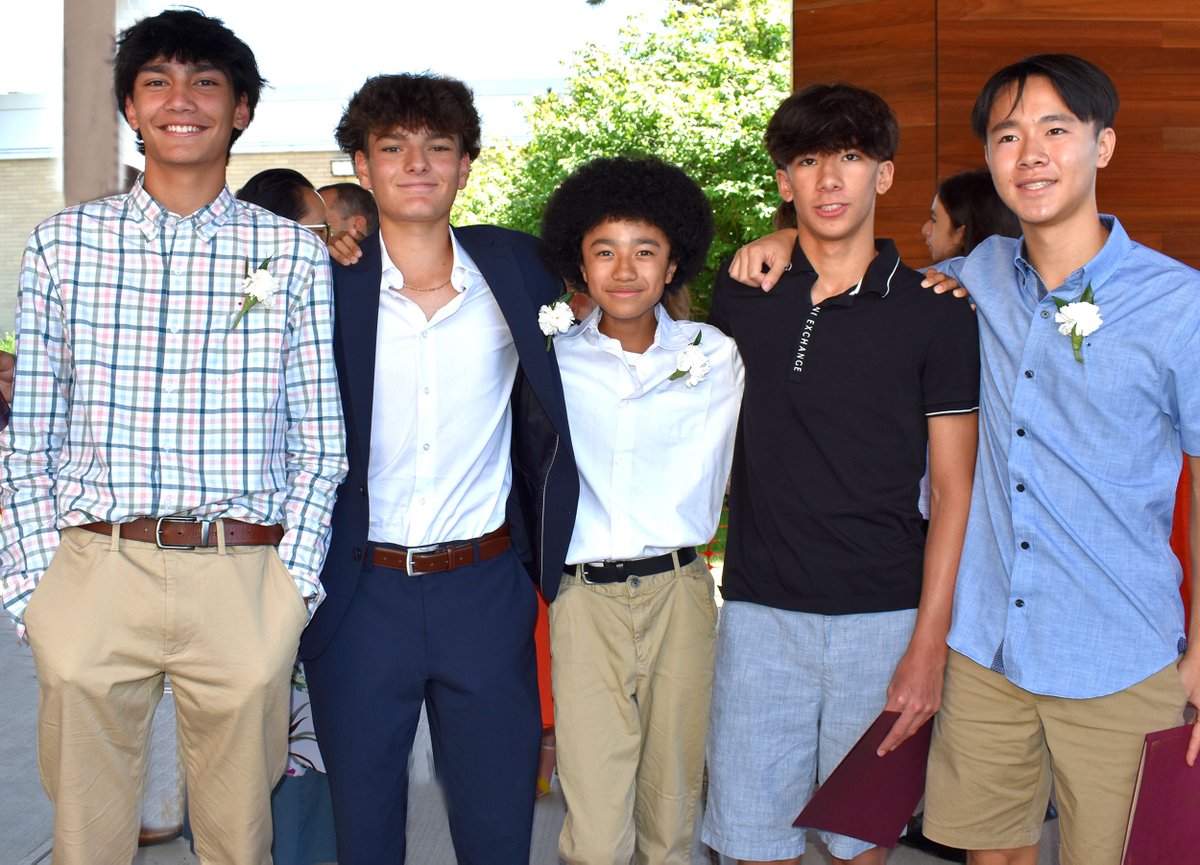 NS MIDDLE SCHOOL 8TH GRADERS MOVE ON
Principal Contreras was the first to warmly welcome his incoming freshman class to NS High School. He told them how proud he was &amp; reminded them, “Not to change &amp; that they are perfect the way they are today with all their imperfections...”
