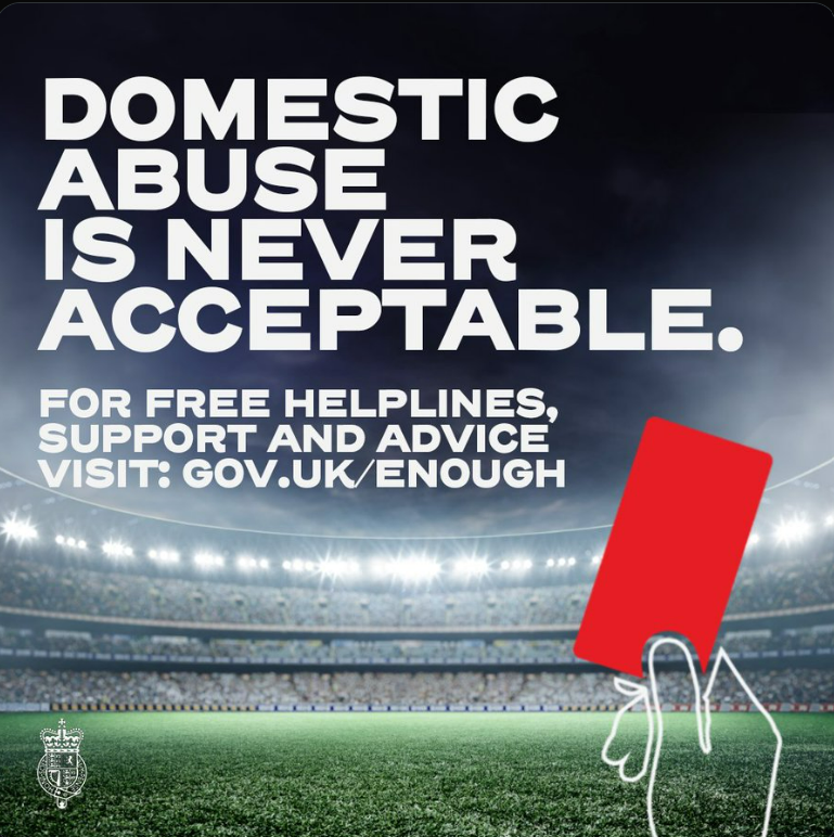 MPSHounslow's tweet photo. Sadly, during football tournaments we often see a rise in domestic abuse. As the Euro’s kick-off, we're warning abusers to expect a visit from us if they offend. Domestic abuse is never acceptable. We will protect victims &amp; come after the perpetrators. https://t.co/c4UwJ308zN