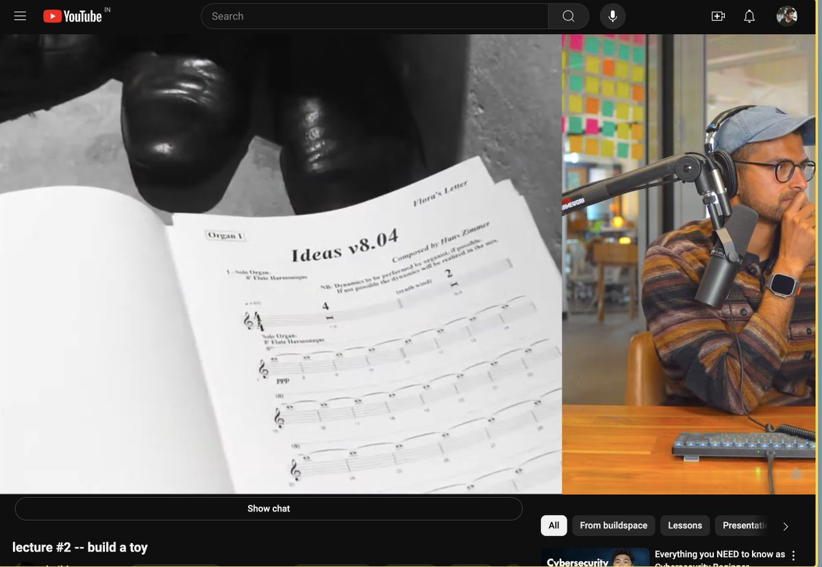 sameer_anand_'s tweet image. @FarzaTV  telling us how to build a toy!
Not the hot wheels bro!
but the one which you just thought of
the very raw version of your idea which you can show to someone is your toy bro.

join us in the #lab2

cc @_buildspace @_nightsweekends