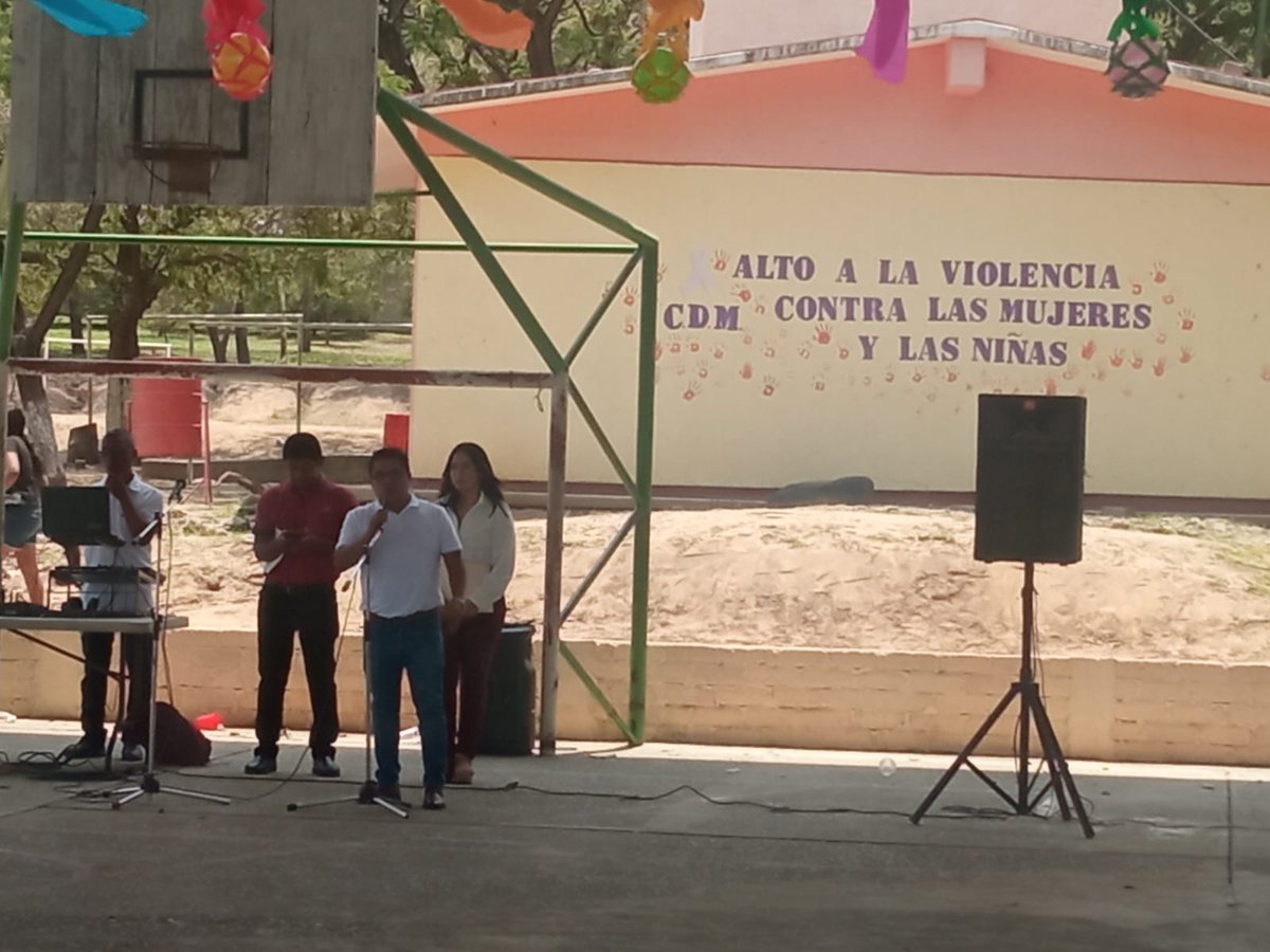 TAVODELL's tweet photo. Inauguración del Techado en San José del Progreso, Tututepec, Región Costa. https://t.co/xA1w1puIpC