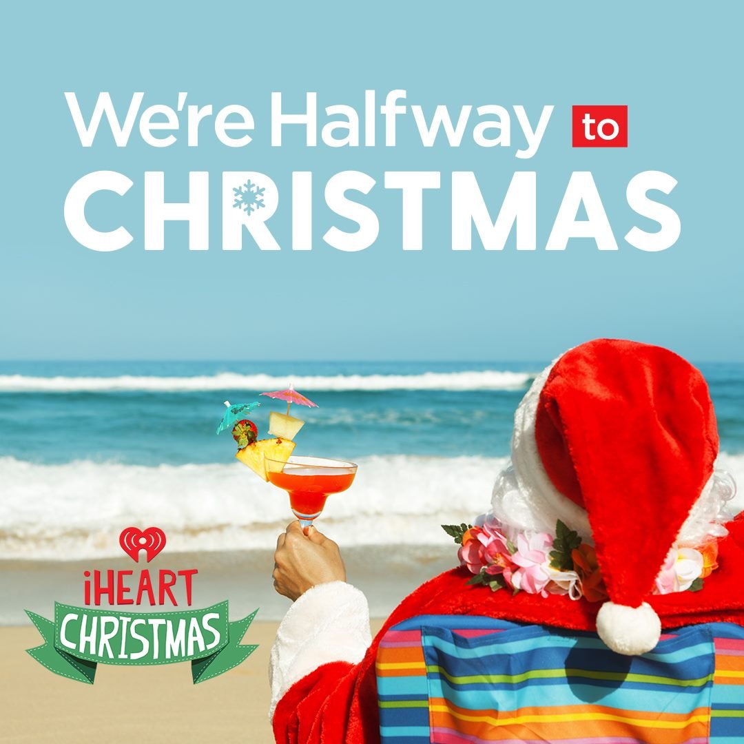 Can you believe it?! We’re already HALFWAY to Christmas!!🎅🎄Get in the spirit with us on your free <a href="/iHeartRadio/">iHeartRadio</a> app! 👏

Listen here ✨ ihe.art/XVWqGGS