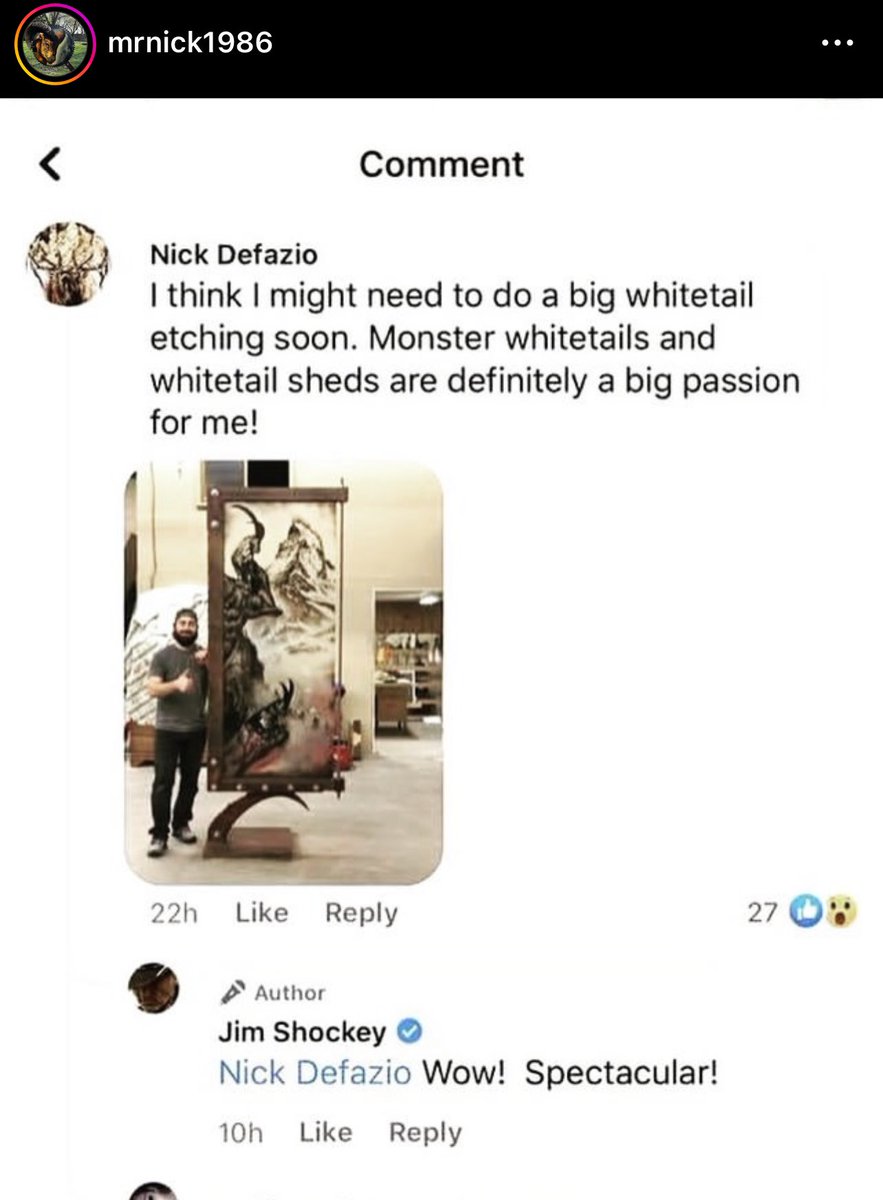 NicholasDefazi2's tweet photo. Every compliment is greatly appreciated,โฆhowever, sometimes they hit different ! @JimShockey_ @joerogan @joeroganhq #originalart #fineart #alpineibex #thematterhorn #contemporaryart #carvedglass #metalart #glassart #wildlifeart #huntingabroad #worldclassart https://t.co/gfSaC7Zcod