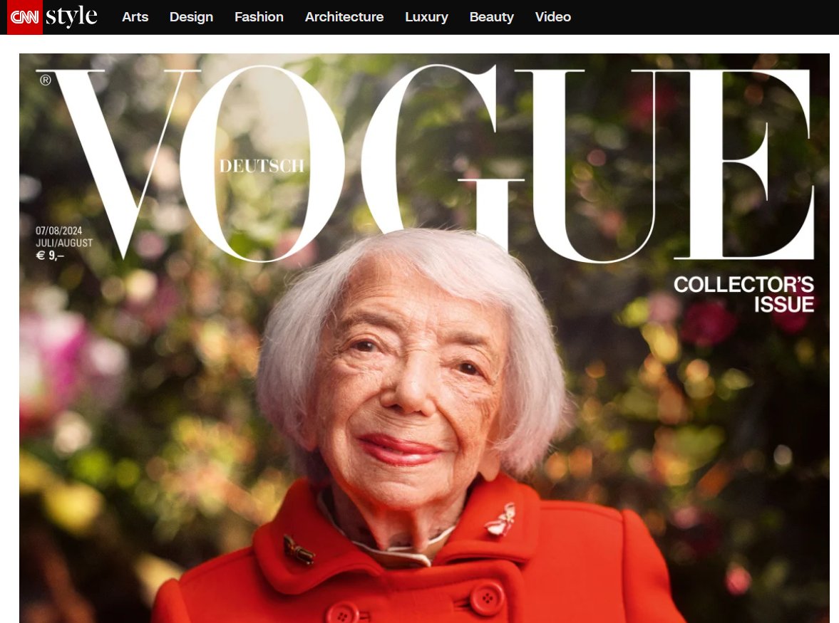 “Look not toward what separates us. Look towards what brings us together.” Quote by Margot Friedländer, 102-yr-old holocaust survivor, featured on the cover of July edition of Vogue Germany.  She seeks to engage w/ the younger generation to prove that dialogue is still possible.