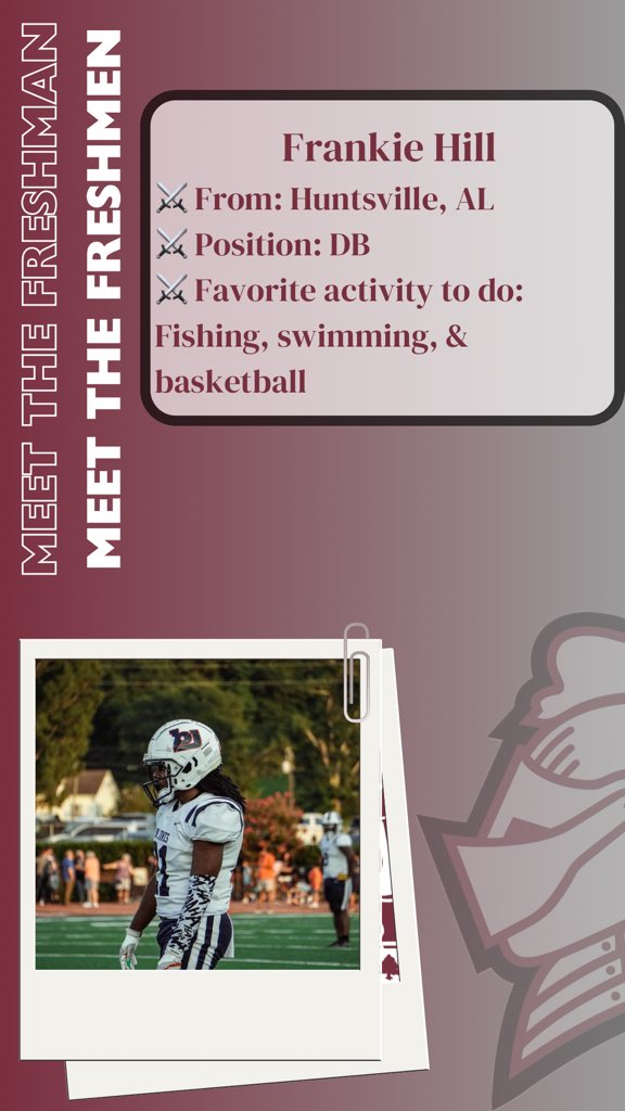 Let’s meet our next 2 freshmen 
<a href="/jj_luethje/">Jj Luethje</a>  and <a href="/FrankieHilllv1/">Frankie Hill lV</a> #KnightsNation ⚔️