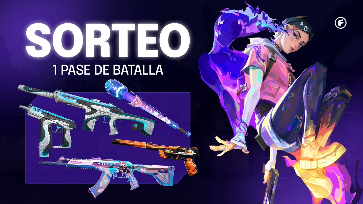 burufps's tweet photo. ¡Sorteamos un pase de batalla junto a Fitchin! 👀

REQUISITOS:
-Seguirnos a @FitchinGG y a mí en Twitter/X ✅
-Dar RT a esta publicación ✅
-Etiquetar a 2 amigos ✅

Se sortea el 05/07 en mi canal (https://t.co/muinwKDgRM) ¡Mucha suerte! 🍀

#VALORANT https://t.co/sqezCB13SX