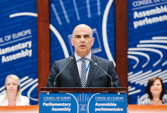 🗳️ L'Assemblée parlementaire vient d'élire Alain Berset 🇨🇭Secrétaire Général du Conseil de l'Europe.

Il prendra ses fonctions le 18 septembre prochain.

↪️ pace.coe.int/fr/news/9530/a…