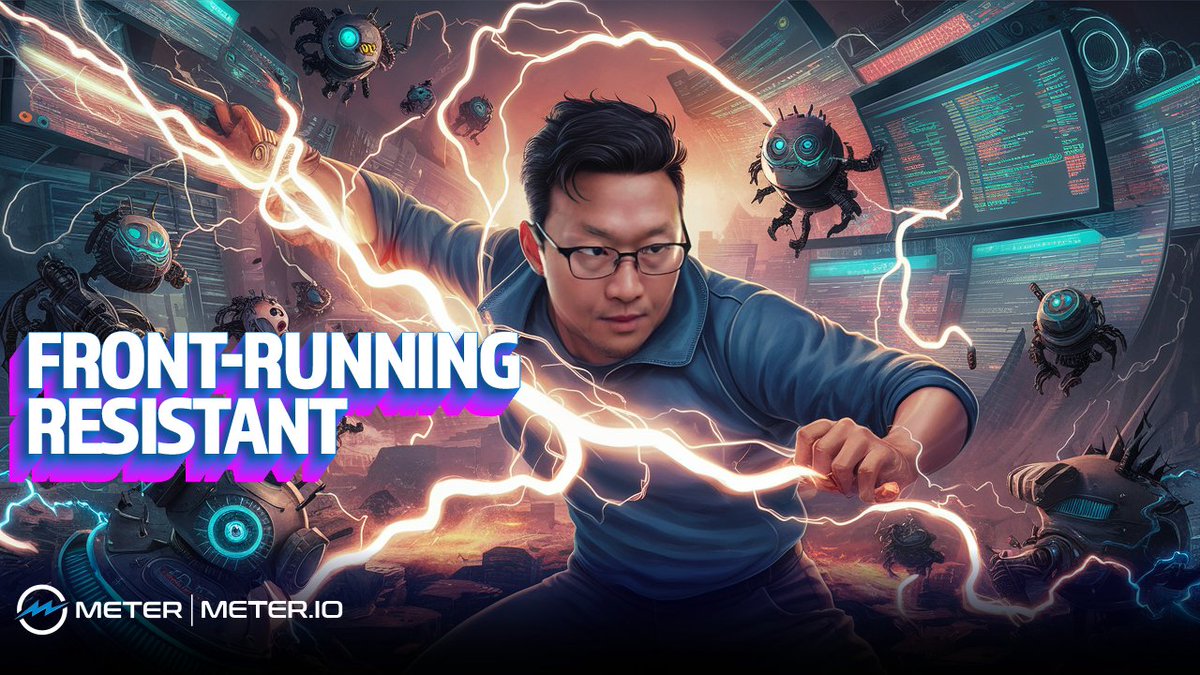 Meter_IO's tweet image. ⚡️ #Meter is the ONLY #Layer1 inherently resistant to front-running! 🛡️

🚀 We're challenging devs to build on our lightning-fast, #MEV-resistant chain in the #HackMeter hackathon! 

💰 $25K in prizes up for grabs! 
💻 Dev or not, there's a reward for you!

Join now 👇…