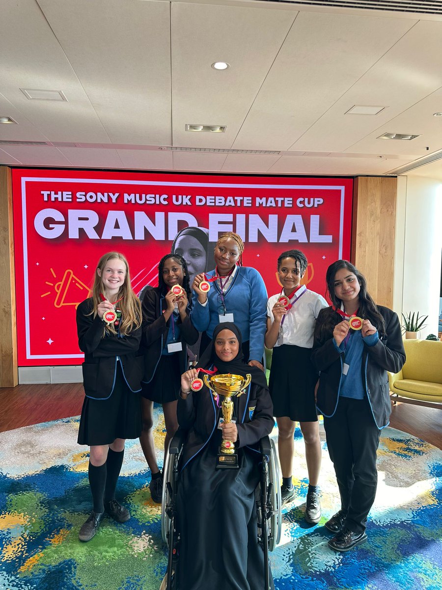 National Debate Mate Champions! The founder credited our exceptional students stating they were “born to lead, and they need to carry on leading as these girls are the future”. We could not be prouder! Congratulations 👏🏼