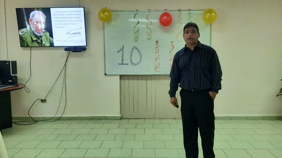 La mañana  en el Cened fue diferente celebramos un taller que realizó un recuento de los  10 años de fundados  y  los proyectos a desarrollar. Compartió con nosotros el rector <a href="/raydelmp/">Raydel Montesino Perurena</a> @LllyRuiz70. <a href="/WalterBG_MES/">Walter Baluja García</a> <a href="/EscPosgrado_UCI/">Dirección de Educación de Posgrado UCI</a> <a href="/Druida_Cuba/">Red Druida Cuba</a> <a href="/Nora82248921/">Cubana, revolucionaria. Noralbis</a>