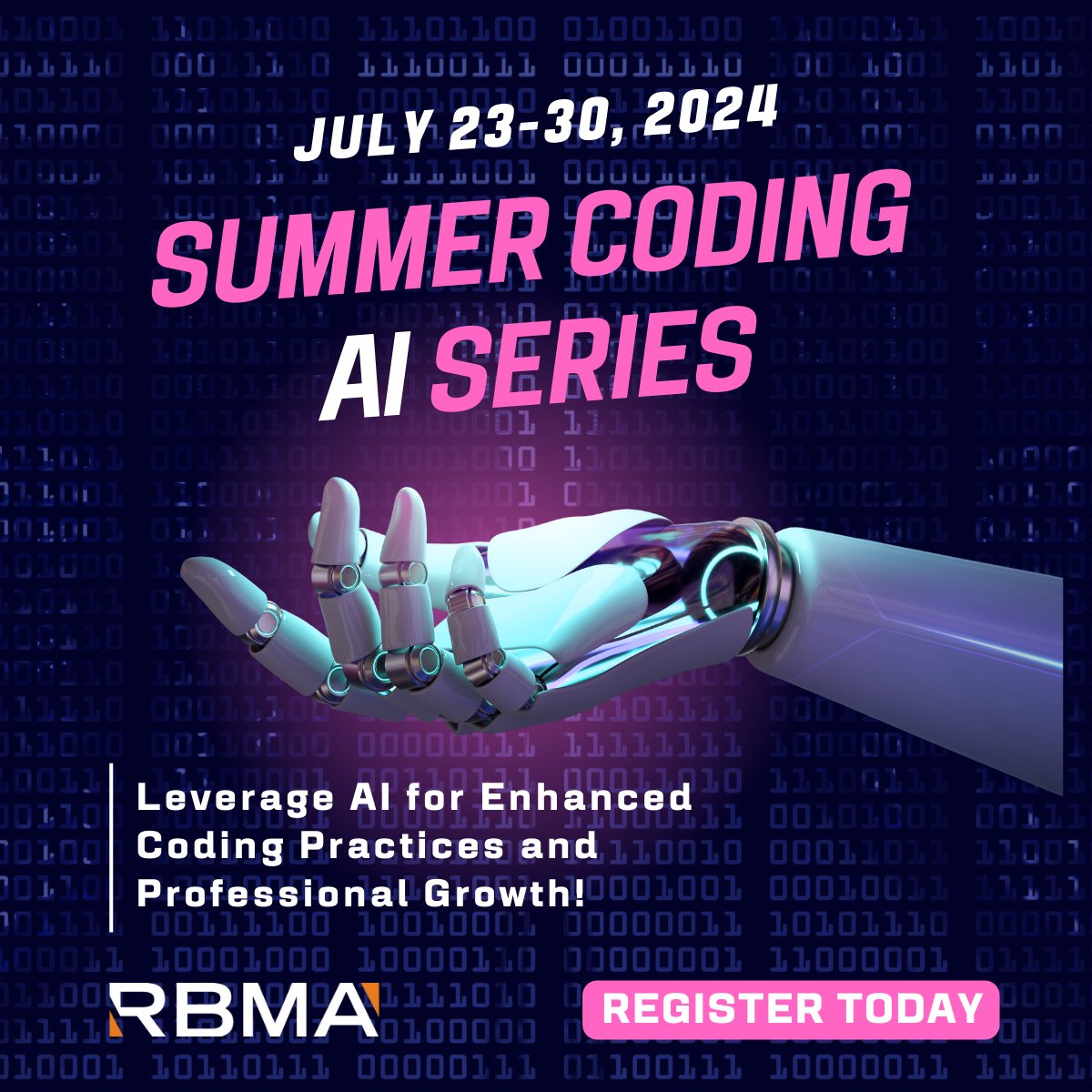 RBMAConnect's tweet image. Unlock the future of radiology coding with our 3-part webinar series. Starting July 23, join industry experts to discover how AI can revolutionize your coding practices!

Register today! bit.ly/4eKV9NZ #radiology #radiologycoding #artificialintelligence #AI