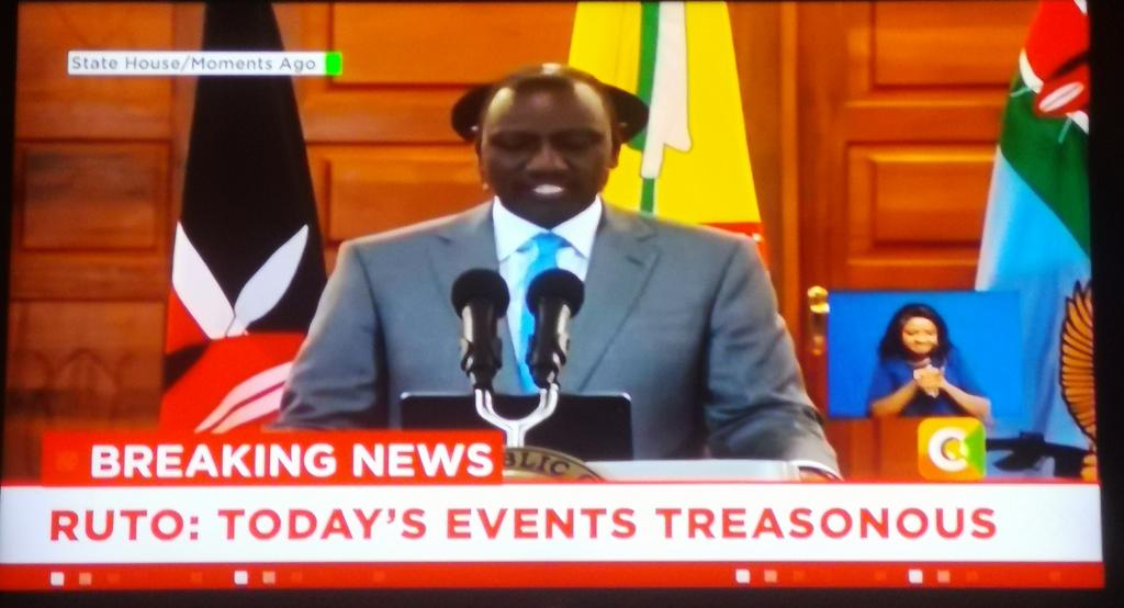 Is this what the president thinks today's events were???? <a href="/ICJKenya/">ICJ Kenya</a>, <a href="/KNHRTweets/">KNHR</a>, <a href="/IMLU_org/">IMLU</a>
