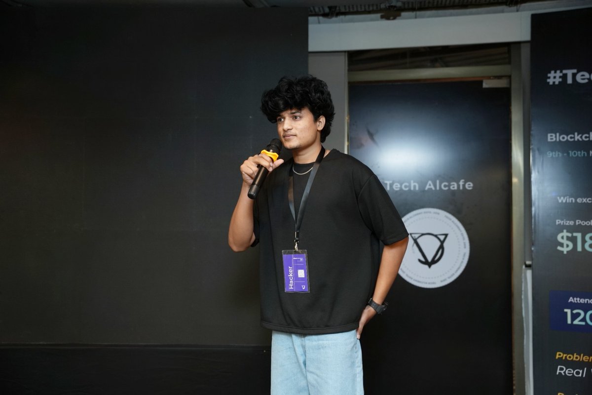 nxv3d's tweet image. 🚀#Throwback to my 1st ever hackathon at @TechAlchemy#TechAlchathon2024!🏆  Thrilled to have snagged 2nd place solo by building an RWA ecosystem in just 1 day. #blockchain #hackathon