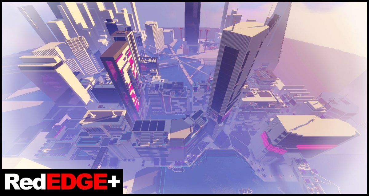 RedEDGEOfficial's tweet photo. Since I have a beefy PC now - here's an overhead shot of The View with the highest possible render-setting!

(look at all them chunks!)

#MirrorsEdge in #Minecraft https://t.co/DWht404PQt