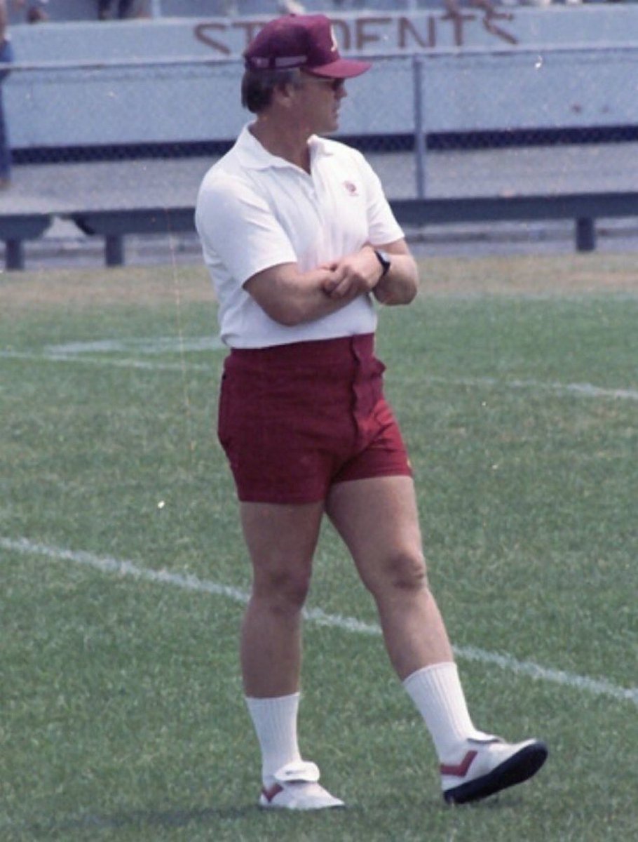 Every dude in America who coached football at any goddamn level in the 80s owned at least one pair of these shorts. Everyone alive then will confirm the validity of this statement.