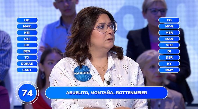 ¡Buscamos un personaje con esas características!  ¿Qué respuesta tiene que dar <a href="/MarionaTeres/">Mariona Terés</a>? #Pasapalabra1047

Directo ▶️ atres.red/vavio
