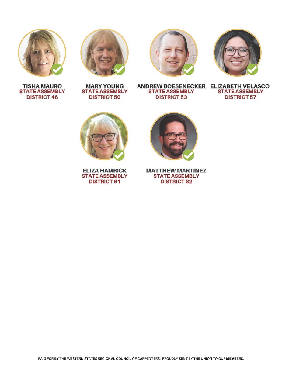 WSCarpenters's tweet image. Colorado, now it's your turn to #vote! The CO primaries are today, June 25th. Before you vote, make sure to learn more about Carpenter-endorsed candidates by visiting wscarpenters.org/vote/.

#GOTV #Election2024 #2024VOTE #GetOutTheVOTE #WSCarpenters #UnionCarpenters #Carpenters