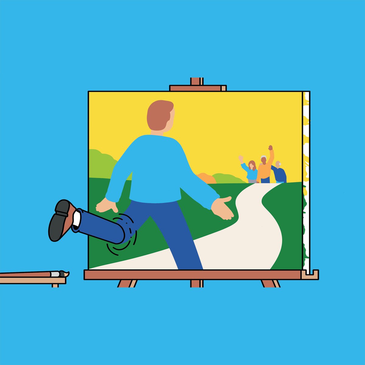 A few illustrations about finding your purpose in life for <a href="/AARP/">AARP</a>