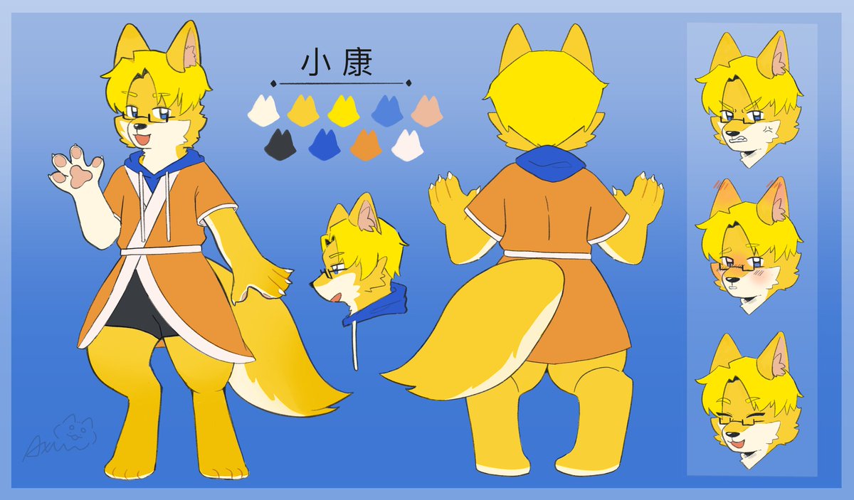 come_gx's tweet photo. 感謝阿軒畫的獸設~ https://t.co/QvWyzHUfht