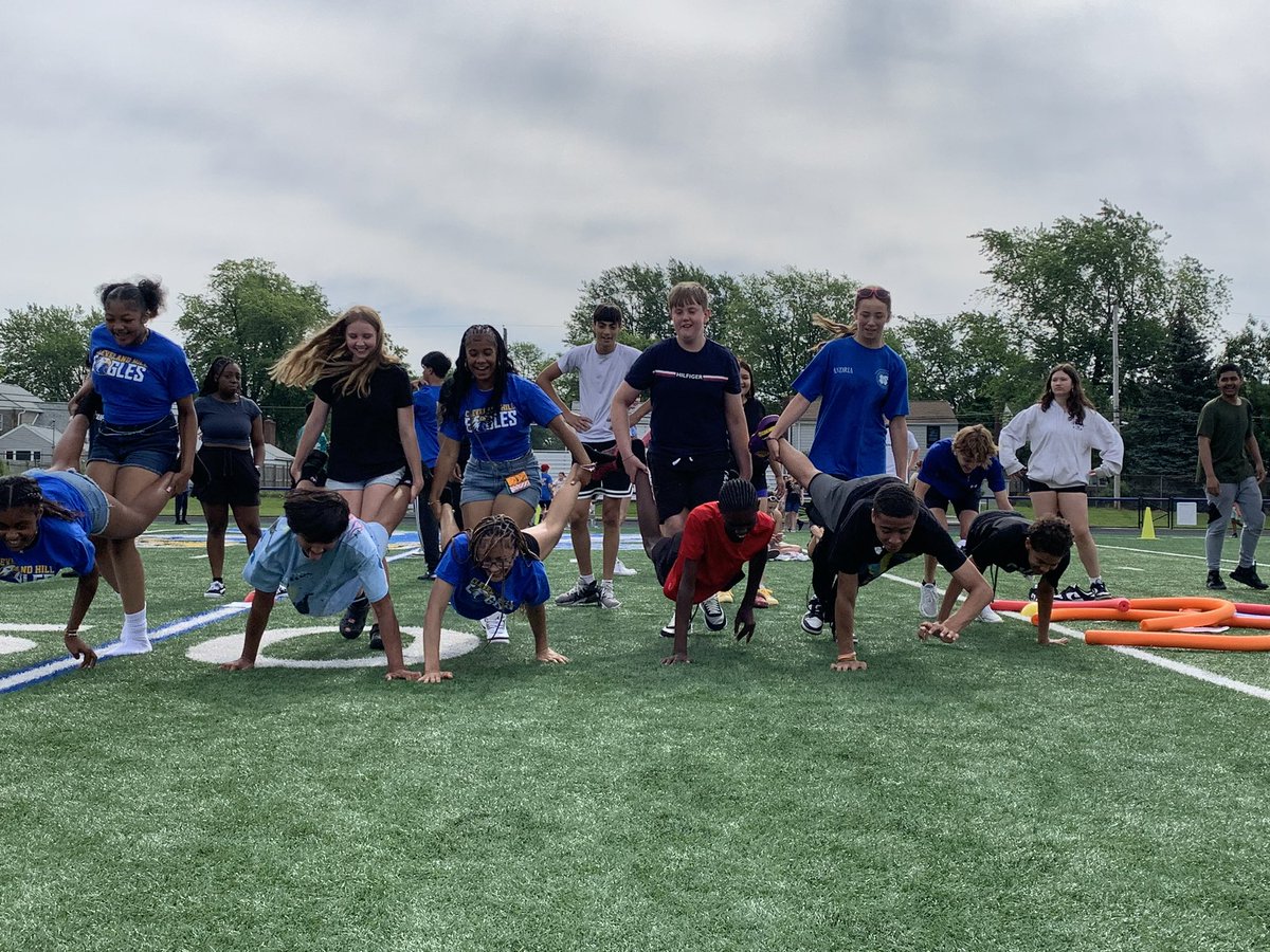 <a href="/CleveHillMS/">CleveHill Middle Sch</a> celebrated our final day of school today with pies in the face, field day and our tradition of waving goodbye to our remarkable kids. Have a great summer Eagles! <a href="/CleveHillMS/">CleveHill Middle Sch</a> <a href="/clevehill_pta/">Cleveland Hill PTA</a>