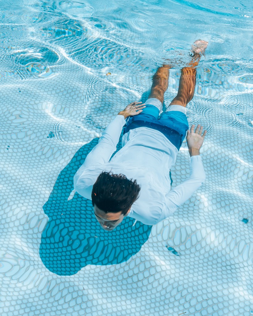 Best way to Beat the Heat? Go for a swim! And these are our must-haves: UPF 50+ Solar Long Sleeve and Board shorts! Our shirts protect your skin and keep you cool. Just wet the fabric and it cools down to 70 degrees. Perfect for when the sun’s a blazin’. 

BOGO on All Shorts!