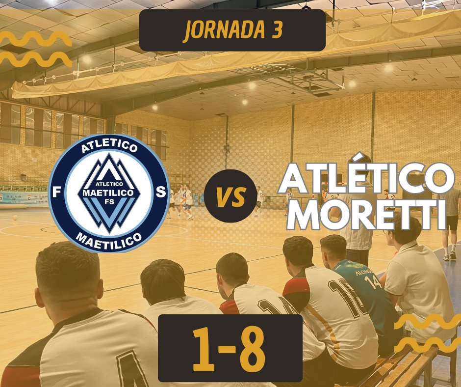 maetilico's tweet photo. ATCO. MAETÍLICO 1-8 Atco. Moretti

Dura derrota en el partido de ayer. Buena primera parte, pero segunda desastrosa. 

Quedan 3 partidos fundamentales para seguir puntuando.

Goleadores:
Alonso https://t.co/01aTS1M9is