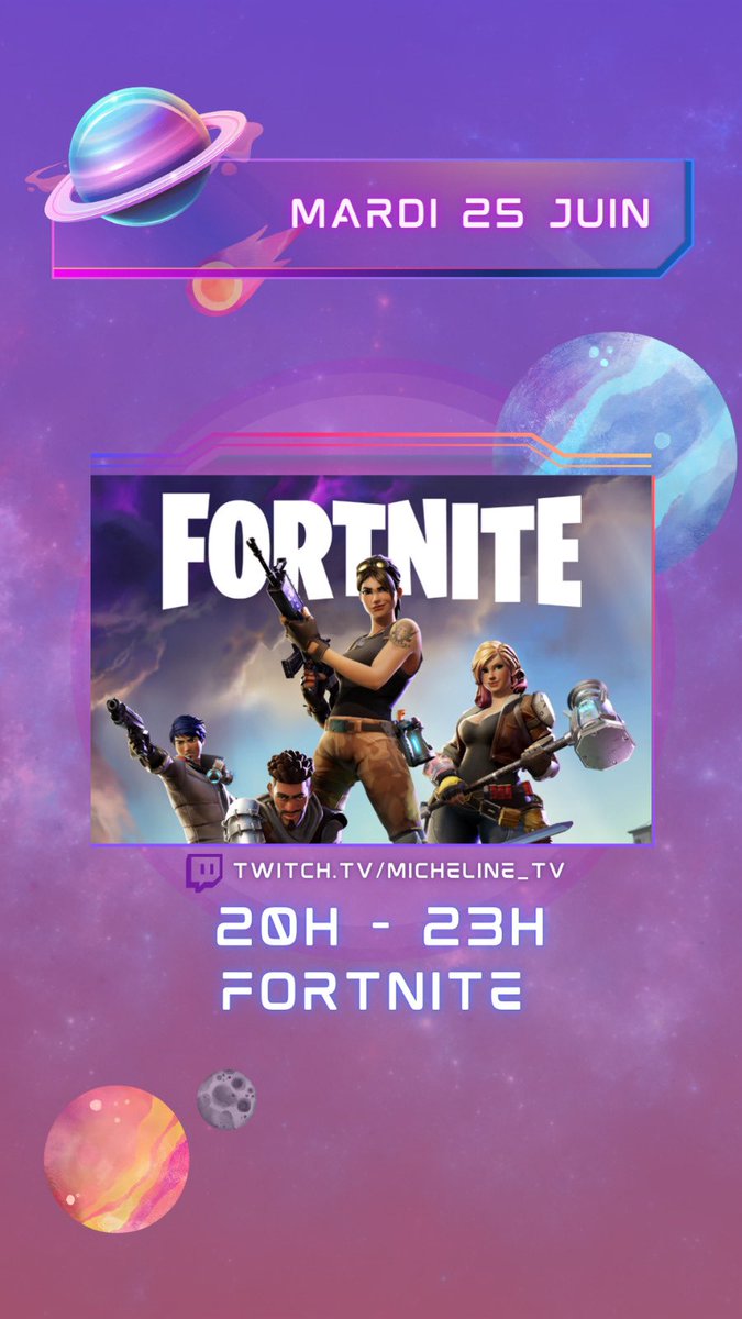 📢 DÉBUT DU STREAM 🔴

✅  twitch.tv/micheline_tv