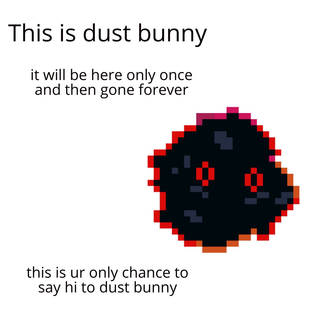 celeste_game's tweet photo. say hi to dust bunny 🥹 https://t.co/H7EpHeEb1b
