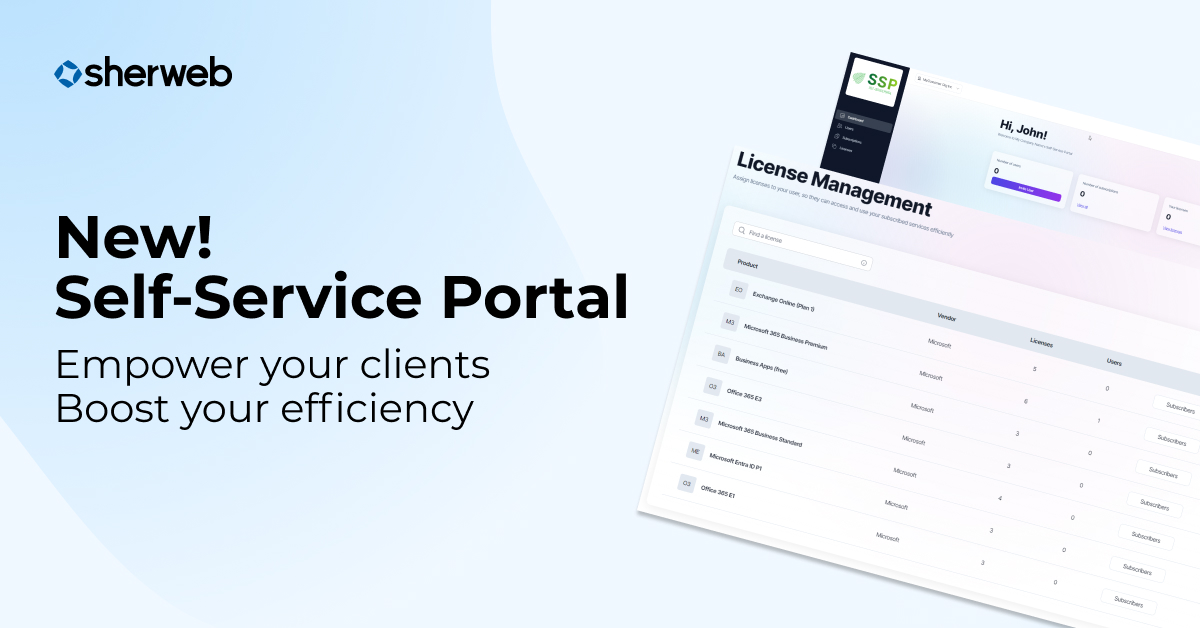 Give your clients control over their subscriptions and free up time to grow your business with the new Self-Service Portal: bit.ly/45CsGpf . This white-label secure solution features customization options for a seamless brand experience, easy set-up, and approve orders.