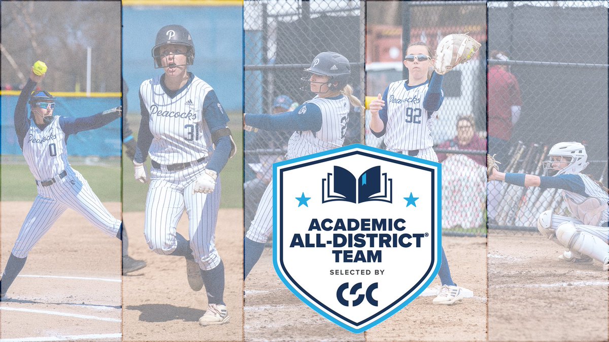 Congrats to <a href="/PeacockSoftball/">Saint Peter's Softball</a> CSC Academic All-District honorees #StrutUp

saintpeterspeacocks.com/news/2024/6/25…