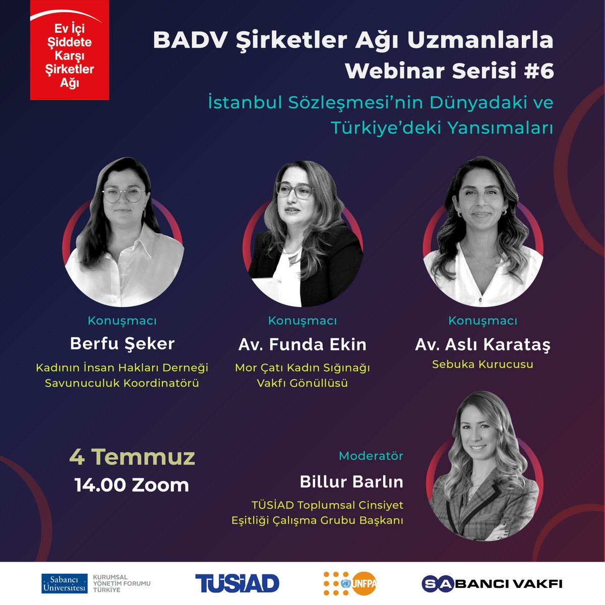 badvturkey's tweet photo. BADV Şirketler Ağı olarak sizi, “İstanbul Sözleşmesi'nin Dünyadaki ve Türkiye'deki Yansımaları ” başlıklı  webinarımıza davet ediyoruz.

🔗 Zoom üzerinden gerçekleşecek olan webinara kayıt olmak için aşağıdaki linke tıklayınız.

https://t.co/1uZAFITONa https://t.co/ugs2GMBl3U