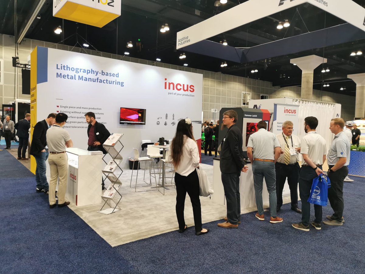 Incus3D's tweet image. Excited to kick off the @RAPID_Event! Join us at the booth 1619 to see remarkable parts our partners MetShape, @MicroMIM_Europe and @IndoMim1 are creating with our innovative LMM technology!
#incus3d #3dprinting #rapidtct