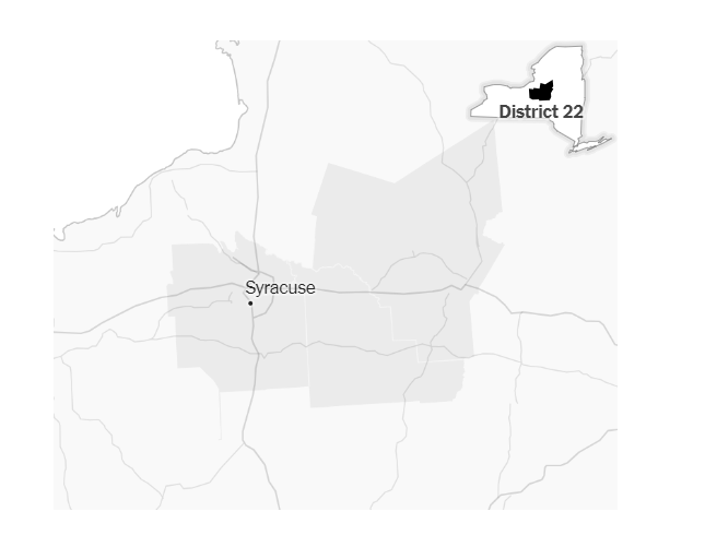 OryxMaps's tweet photo. Attention @Nate_Cohn @clairemfahy @nytimes - I love the NYT election coverage, but you got a rather big issue that needs to get fixed before polls close: your New York results page is not prepared to report the results under the new Congressional Maps drawn for 2024! https://t.co/z449dqdnfG