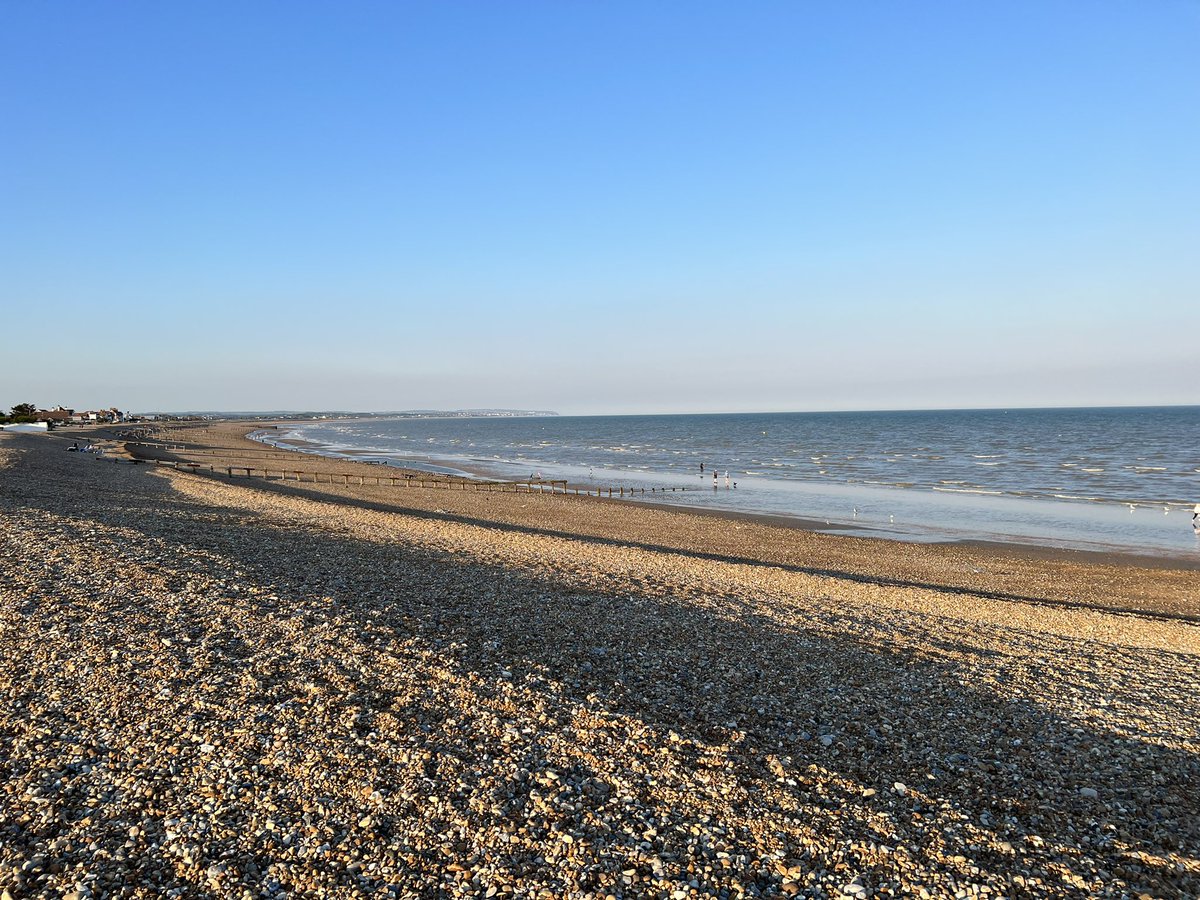 Evening beach walk ☀️🌊🏝